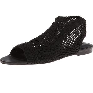 Nina Originals Smile Crochet Dress Sandal Size 6.5